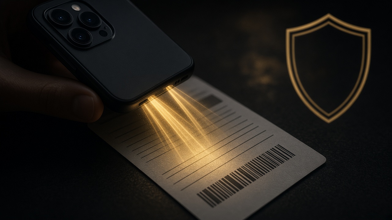 Scan optique de ticket VIINCY